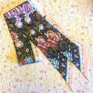 Olivia Burton signature silk skinny scarf